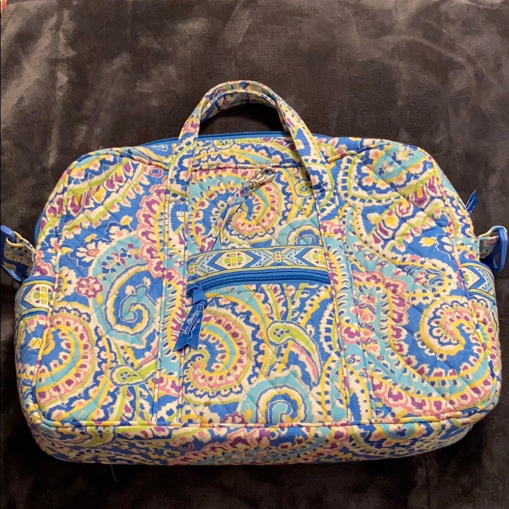 Vera Bradley office bag Paisley blue